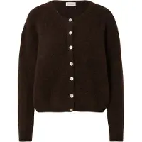 American vintage Cardigan 'VITOW' brun foncé