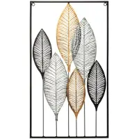 Atmosphera Atmopshera Décoration murale Floglia en métal - 65 x 37 cm