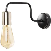 Opviq , Denge- Denge OPV, noir,nickel, appliques murales, 4 x 28 cm, CORPS ACIER