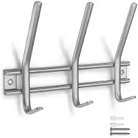 Inofix Steel Hanger 6 Hooks Argenté