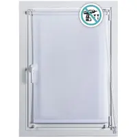 Stor Planet Clip And Fix 120x180 Cm Roller Blind Blanc
