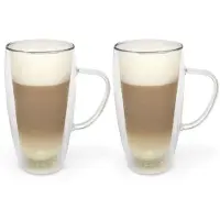Bredemeijer 165015 400ml Coffee Glass 2 Units Clair