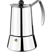 Monix Eterna Coffee Maker Italian 6 Cups Argenté