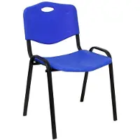 Nowy Styl Iso Pvc Office Fixed Chair 2 Units Bleu