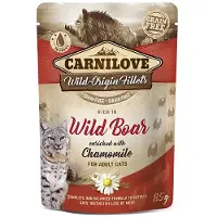 Carnilove Sanglier &amp; Camomille 24 x 85g pâtée pour Chat