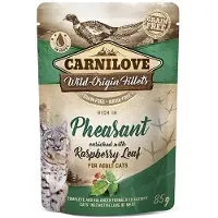 Carnilove Chat Faisan &amp; Feuilles de framboise 24 x 85g