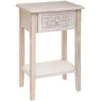 Atmosphera Bedside Table Beige