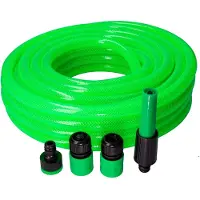 EDM 74065 25 M Garden Hose Kit Vert