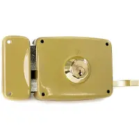 Lince Serrure 5125a-95125ahe08i acier gauche (80 mm)