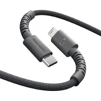 Fresh 'n Rebel Flexwave Silicone Braided Câble Usb-c Vers Lightning 70 Cm Storm Grey