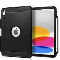 Spigen Coque Rugged Armor pour Apple iPad 11 (2025) 11 pouces A16 / iPad 10 (2022) 10.9 pouces - Black
