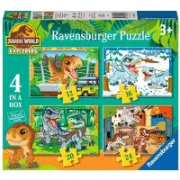 Ravensburger Legpuzzel Jurassic World Explorers - 4 Puzzles