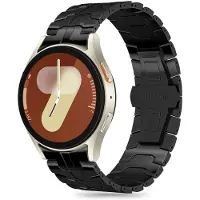 Tech-Protect Ligne en acier inoxydable Strap for Samsung Galaxy Watch 4 / 5 / 5 PRO / 6 / 7 / FE - Black (20 mm, Acier inoxydable), Sangles de montre, Noir