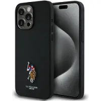 U.S. POLO ASSN. Us Polo Ushcp15Xpemk Iphone 15 Pro Max 6.7" Noir/Noir Brodé Dh Color