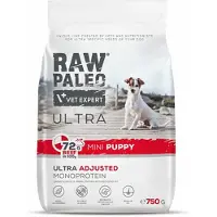 Raw Paleo VETEXPERT Ultra Beef Mini Puppy - Croquettes de viande de bœuf pour chiots de petites races - 750g