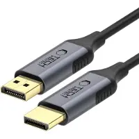 Tech-Protect UltraBoost DisplayPort to DisplayPort 1.4 4K 60Hz Cable 2m - Black (2 m), Câble vidéo, Noir