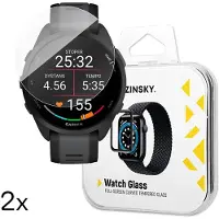 Wozinsky 2x Full Glue Garmin Forerunner 165, Film de protection pour smartwatch, Transparent