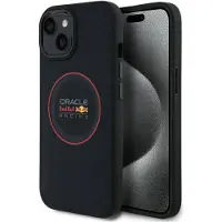 Red Bull Rbhmp15S24Puilvr Iphone 15 6.1 Hardcase Granatowy/Navy Leather Red Ring Magsafe