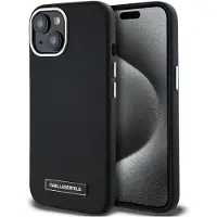 Karl Lagerfeld Étui Fw Metal Plate Magsafe Do Iphone 15 Czarny