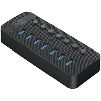 ORICO Ct2U3-7Ab 7X Hub Usb-A 3.0 Avec Interrupteurs - Noir
