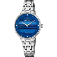 Festina Montre à affichage analogique 'Mademoiselle' bleu