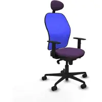 Piqueras Y Crespo Chaise de bureau avec appui-tête Jorquera 1D036N1 Lila