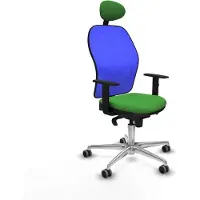 Piqueras Y Crespo Chaise de bureau avec appui-tête Jorquera 1D086G1 vert