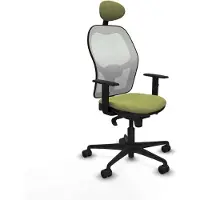 Piqueras Y Crespo Chaise de bureau avec appui-tête Jorquera 1D036N1 vert