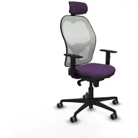 Piqueras Y Crespo Chaise de bureau avec appui-tête 1D036G2 Lila