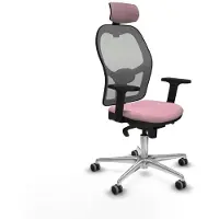 Piqueras Y Crespo Chaise de bureau avec appui-tête 2D086G2 Rosa