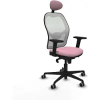 Piqueras Y Crespo Chaise de bureau avec appui-tête 2D036G1 Rosa