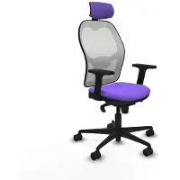 Piqueras Y Crespo Chaise de bureau avec appui-tête 2D036N2 Lila