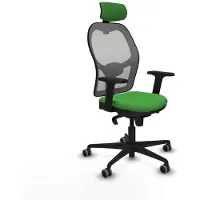 Piqueras Y Crespo Chaise de bureau avec appui-tête 2D036G2 vert