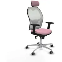 Piqueras Y Crespo Chaise de bureau avec appui-tête 2D086G2 Rosa