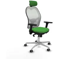 Piqueras Y Crespo Chaise de Bureau Ergonomique Verte avec Repose-tête par Piqueras y Crespo