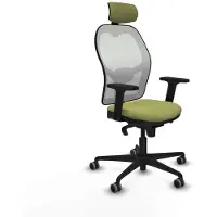 Piqueras Y Crespo Chaise de bureau avec appui-tête 2D036G2 vert