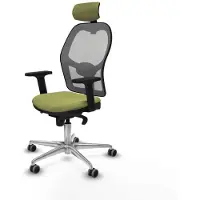 Piqueras Y Crespo Chaise de bureau avec appui-tête 2D086G2 vert