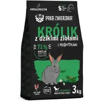 Paka Zwierzaka Seventh Heaven Aliment sec Lapin aux herbes sauvages pour chiots S 3kg