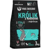 Paka Zwierzaka Seventh Heaven Aliment sec Lapin avec saumon M 3kg