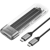 ORICO Boîtier de disque TXM2-C3 M.2 NVME USB-C 3.2 10 Go/s - gris
