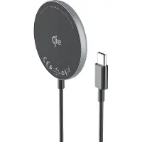 Wozinsky Chargeur magnétique inductif sans fil Qi2 15W - Noir