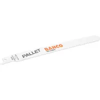 Bahco Sandflex Bi/metal Saber Blade For The Repair Of Pallets 8/12 Ddp Of 228 Mm 100 Units Clair
