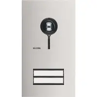Elcom Portier Vidéo 2/1 2D REQ502Y Acier inoxydable ONE