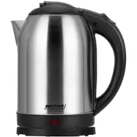 MPM MCZ-131M Elektriska tejkanna 1.7L 1800W, Bouilloire électrique, Argent