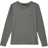 Vero Moda Haut 'VMAVA' gris chiné