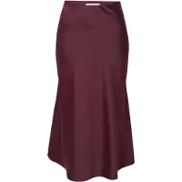 Selected Satin Jupe Mi-longue Femme Violet 34