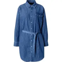 G-Star Robe-Chemise Belted - Bleu foncé - Femmes