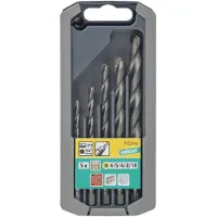 Wolfcraft Jeu de forets à pierre 5 pcs 4-10 mm 7123000