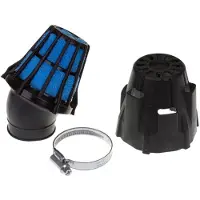 Polini Air Box 30° Ø46mm Air Filter Argenté