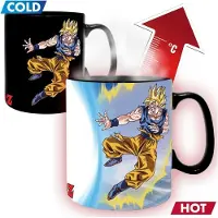 Dragon Ball DRAGON BALL-Mug Changement de chaleur-GokuVSBuu, Tasse, Multicolore